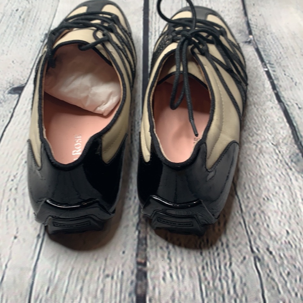🌸NEW TARYN CANDYCE LACE UP LEATHER SNEAKER - Picture 7 of 11